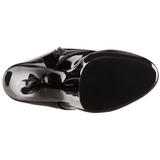 Black Shiny 15,5 cm DELIGHT-2023 Platform Knee Boots