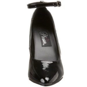 Black Varnished 10 cm VANITY-431 Pumps with low heels