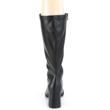 Black Vegan 7,5 cm GOGO-300-2 boots with block heels