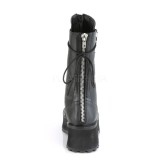 Black Vegan 7 cm GRAVEDIGGER-14 demonia boots - unisex platform boots