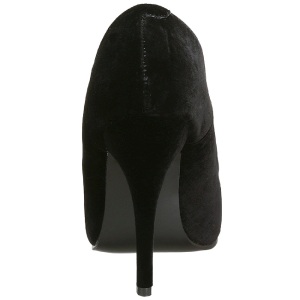 Black Velvet 13 cm SEDUCE-420 pointed toe pumps high heels