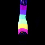 Black glitter 18 cm ADORE-1018RBG Pole dancing ankle boots