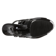 Black slingback pumps 15 cm peeptoe slingbacks shoes