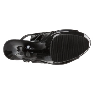Black slingback pumps 15 cm peeptoe slingbacks shoes