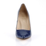 Blu Vernice 10 cm CLASSIQUE-20 scarpe tacchi a spillo con punta