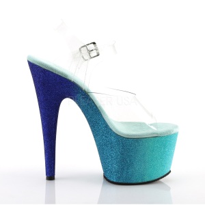 Blu scintillare 18 cm Pleaser ADORE-708OMBRE scarpe con tacchi da pole dance