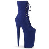 Blue Vegan 25,5 cm BEYOND-1020FS extrem platform high heels ankle boots