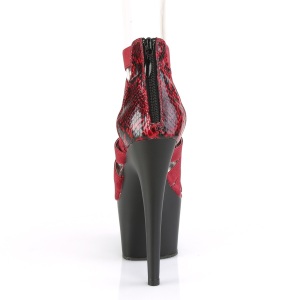 Borgogna banda elasticizzata 18 cm ADORE-748SP scarpe da donna pleaser
