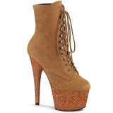 Camel glitter 18 cm ADORE-1020FSMG Exotic pole dance ankle boots