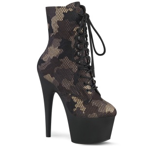 Camoflash Tela 18 cm ADORE-1020CM pleaser stivaletti con plateau