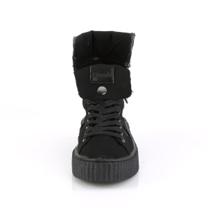 Canvas 4 cm SNEEKER-270 Mens sneakers creepers shoes