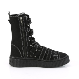 Canvas 4 cm SNEEKER-318 Mens sneakers creepers shoes