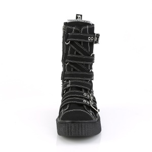 Canvas 4 cm SNEEKER-318 Mens sneakers creepers shoes