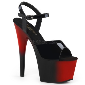Colorata doppia 18 cm ADORE-709BR calzature plateau con tacco