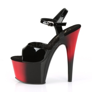 Colorata doppia 18 cm ADORE-709BR calzature plateau con tacco