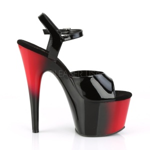 Colorata doppia 18 cm ADORE-709BR calzature plateau con tacco