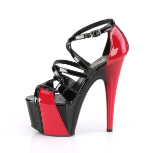 Colorata doppia 18 cm ADORE-764 calzature plateau con tacco