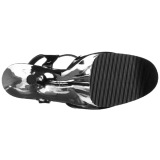 Cromo 25,5 cm BEYOND-009 tacchi estremi - scarpe tacco più plateau alto