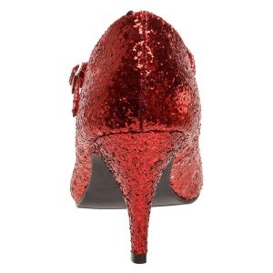 Dcollet glitter 8 cm GLINDA-50G cosplay mary jane scarpe dcollet da principessa