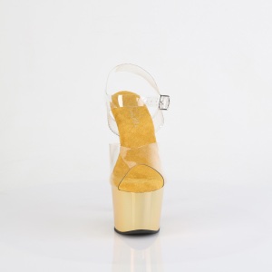 Dorati sandali tacco alto ologramma plateau 18 cm ADORE-708LQ