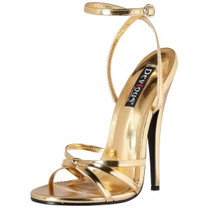 Dorato 15 cm DOMINA-108 scarpe per trans