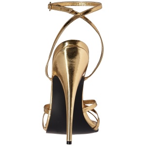 Dorato 15 cm Devious DOMINA-108 sandali tacchi a spillo