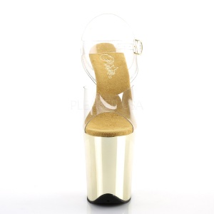 Dorato 20 cm FLAMINGO-808 Cromo Plateau Tacchi Alti