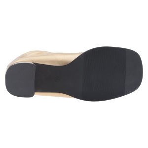 Dorato Ecopelle 7,5 cm GOGO-150 stivaletti alti con tacco spesso stretch
