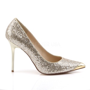 Dorato Scintillare 10 cm CLASSIQUE-20 scarpe tacchi a spillo con punta