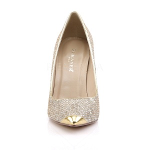 Dorato Scintillare 10 cm CLASSIQUE-20 scarpe tacchi a spillo con punta