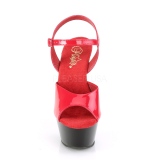 Dual Colored 15 cm KISS-209 Platform High Heels Shoes