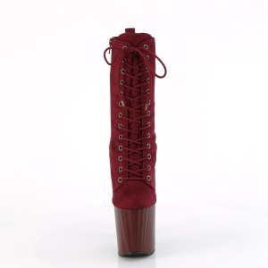 EENCHANT-1040-2 19 cm pleaser stivaletti tacco alto plateau scamosciati