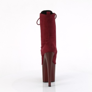 EENCHANT-1040-2 19 cm pleaser stivaletti tacco alto plateau scamosciati