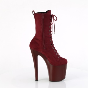 EENCHANT-1040-2 19 cm pleaser stivaletti tacco alto plateau scamosciati