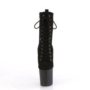 ENCHANT-1040 19 cm pleaser stivaletti tacco alto plateau scamosciati