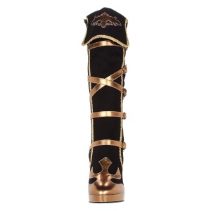 Ecopelle 11,5 cm ARENA-2012 stivali tacco altissime cosplay funtasma