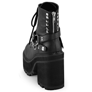 Ecopelle 12 cm ASSAULT-101 lolita gotico stivaletti suola spessa