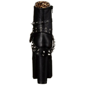 Ecopelle 14 cm TORMENT-700 lolita gotico stivaletti suola spessa