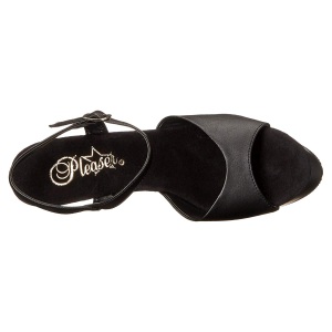 Ecopelle 15 cm DELIGHT-609 tacco alto pleaser con plateau