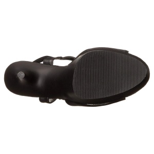 Ecopelle 15 cm DELIGHT-609 tacco alto pleaser con plateau
