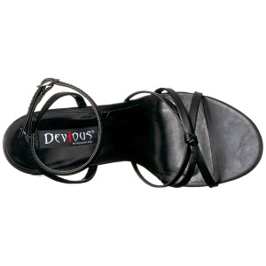 Ecopelle 15 cm Devious DOMINA-108 sandali tacchi a spillo