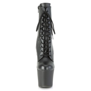 Ecopelle 18 cm IRONGRIP-1020 stivaletti con tacco alto tirapugni