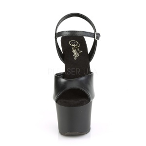 Ecopelle 18 cm KNUCKS-709 tacco alto pleaser con plateau