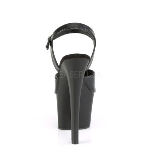 Ecopelle 18 cm KNUCKS-709 tacco alto pleaser con plateau