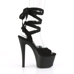 Ecopelle 18 cm SKY-334 sandali pleaser con plateau