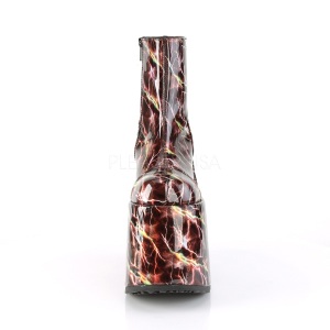 Ecopelle 18 cm SLAY-204LBH stivaletti lolita con plateau