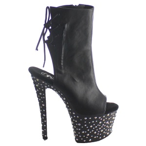 Ecopelle 18 cm STARDANCE-1018-7 stivaletti con plateau suola donna
