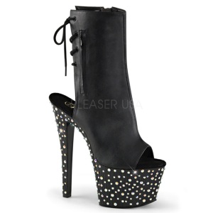 Ecopelle 18 cm STARDANCE-1018-7 stivaletti con plateau suola donna