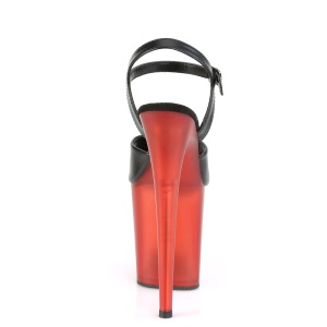 Ecopelle 20 cm FLAMINGO-809T scarpe pleaser con plateau e tacco alto