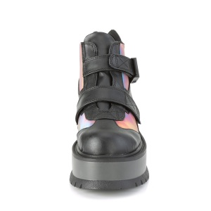 Ecopelle 5 cm SLACKER-32 stivaletti demonia con plateau